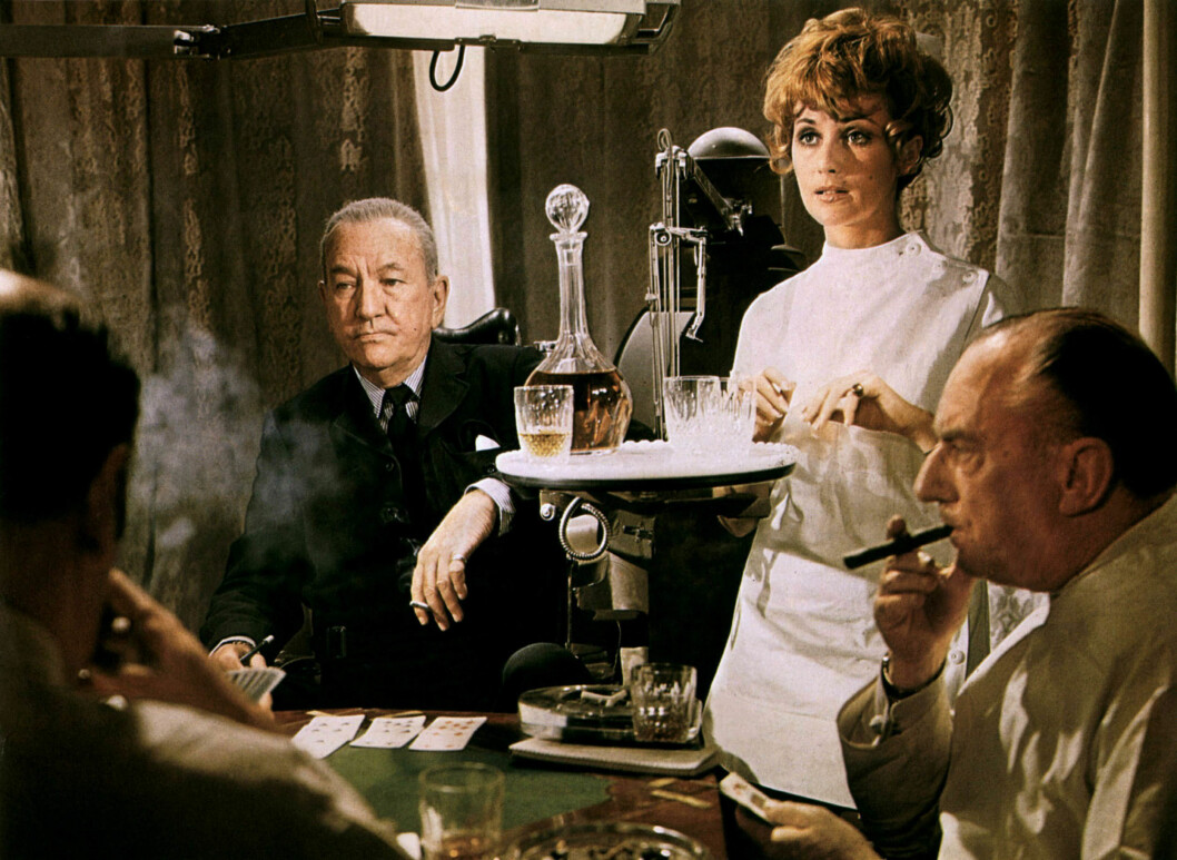 Scen ur filmen The Italian Job. Scen ur filmen The Italian Job.