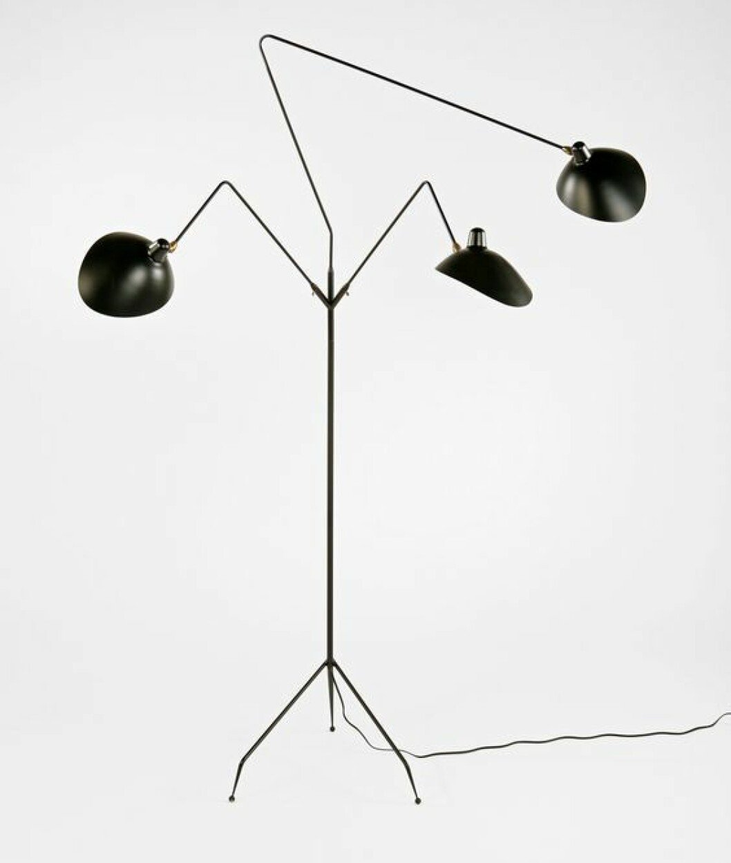 Standing lamp 3 arms av Serge Mouille.