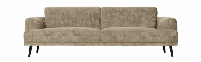 beige soffa