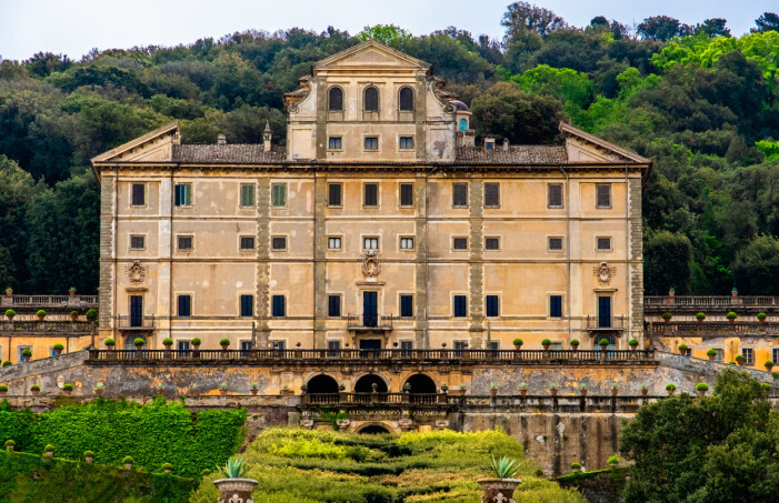 Villa Aldobrandini har varit i familjen Aldobrandinis ägo sedan 1598. Villa Aldobrandini, Frascati, Italien
