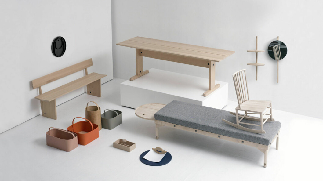 Shakerutställning på Stockholm Furniture Fair.