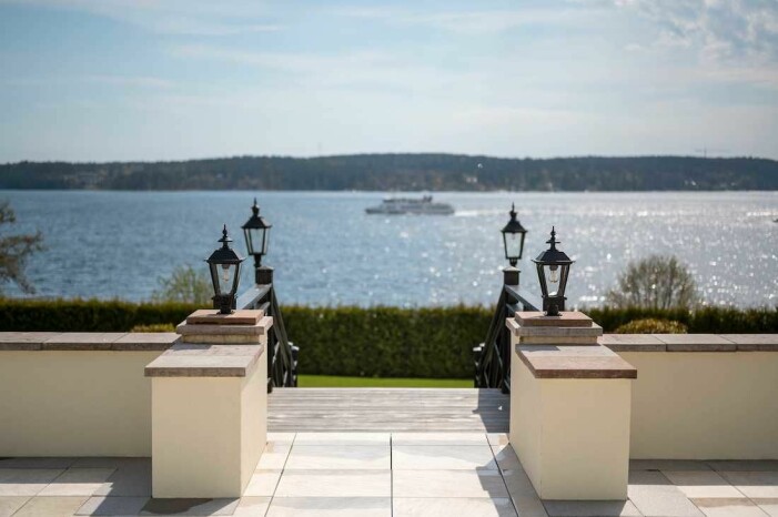 Fantastisk havsutsikt. Sjöutsikt på Villa Söderås