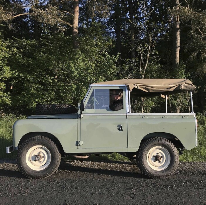 Land rover 1973. Bli i Skåne.