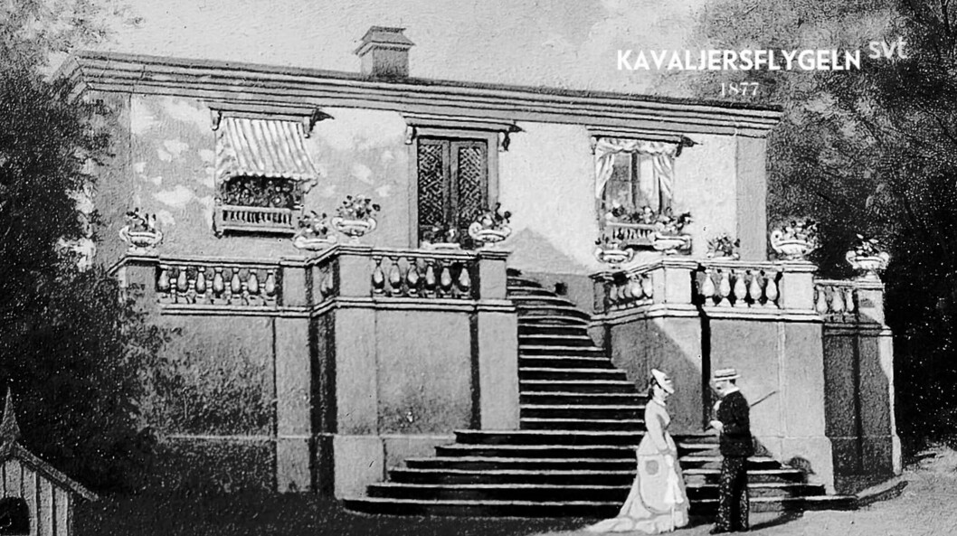 Kavaljersflygeln 1877. Kavaljersflygeln 1877.