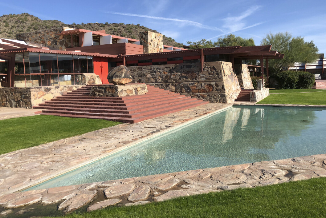 Skolan Taliesin West, Spring Green Wisconsin. Foto: Frank Eltman/TT Skolan Taliesin West, Spring Green Wisconsin