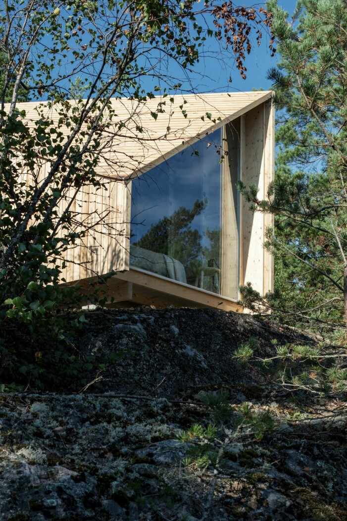 Ett av sju småhus som byggdes upp i Fiskars village, Studio Puisto architects, som visades under Fiskars Art and design biennale i somras. Småhus som byggdes upp i Fiskars village, Studio Puisto architects.