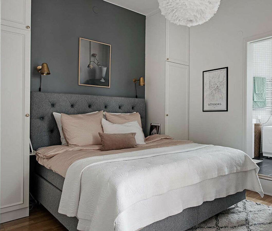Platsbyggda skåp i sovrummet – smart och snygg förvaring
