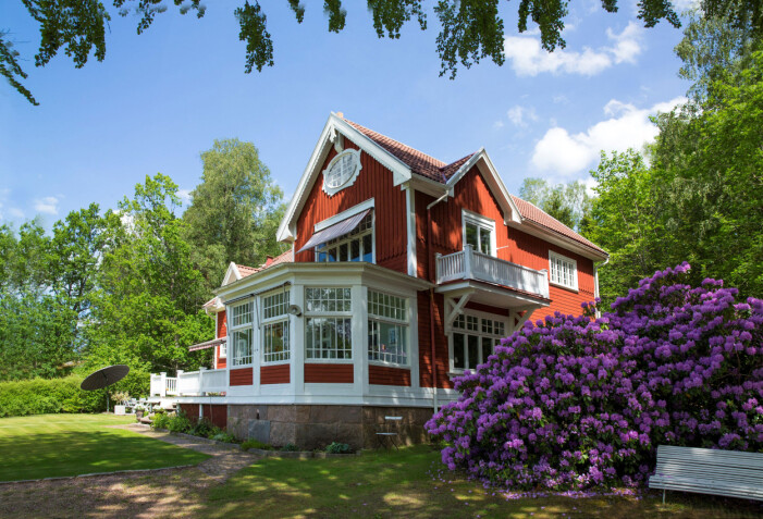Villa Granliden i jugendstil i Skogsryd utanför Borås