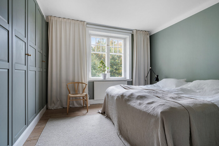 sovrum i gamla enskede radhus