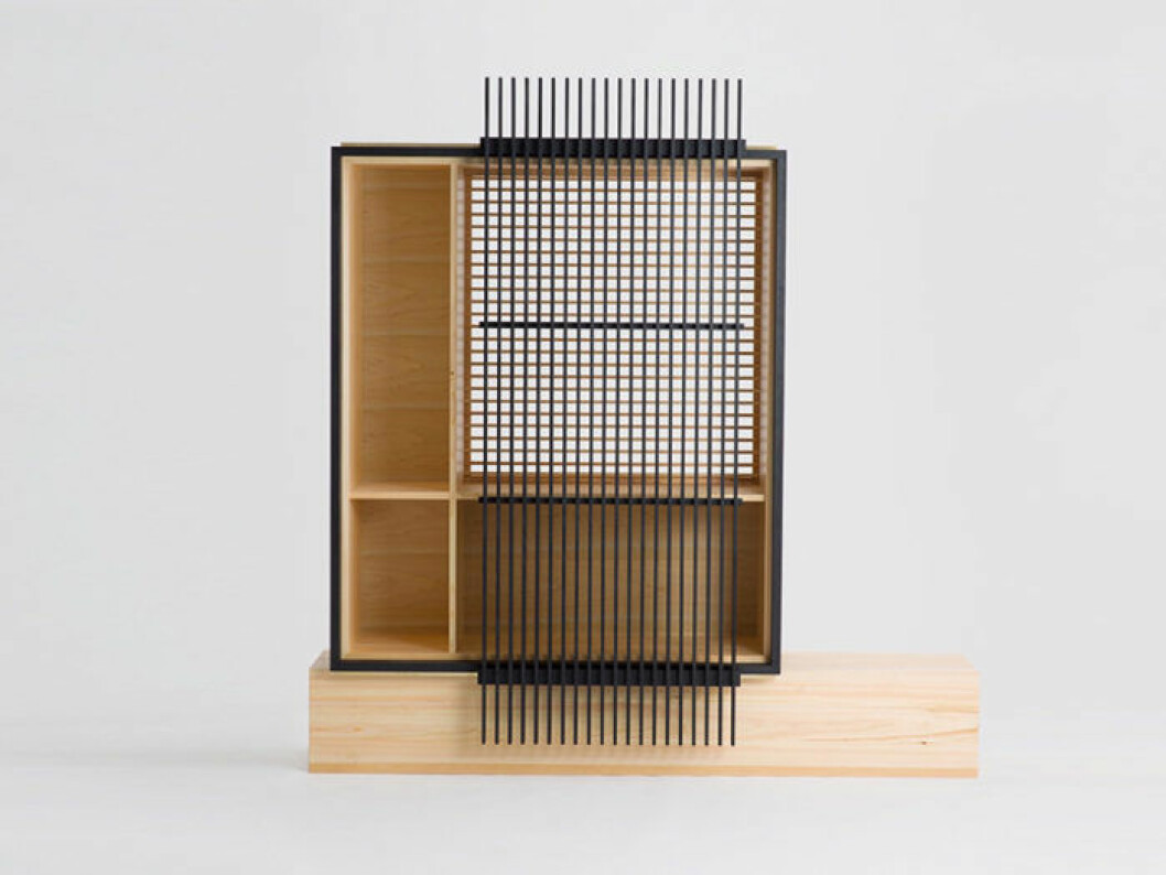 Kumiko cabinet av Staffan Holm.