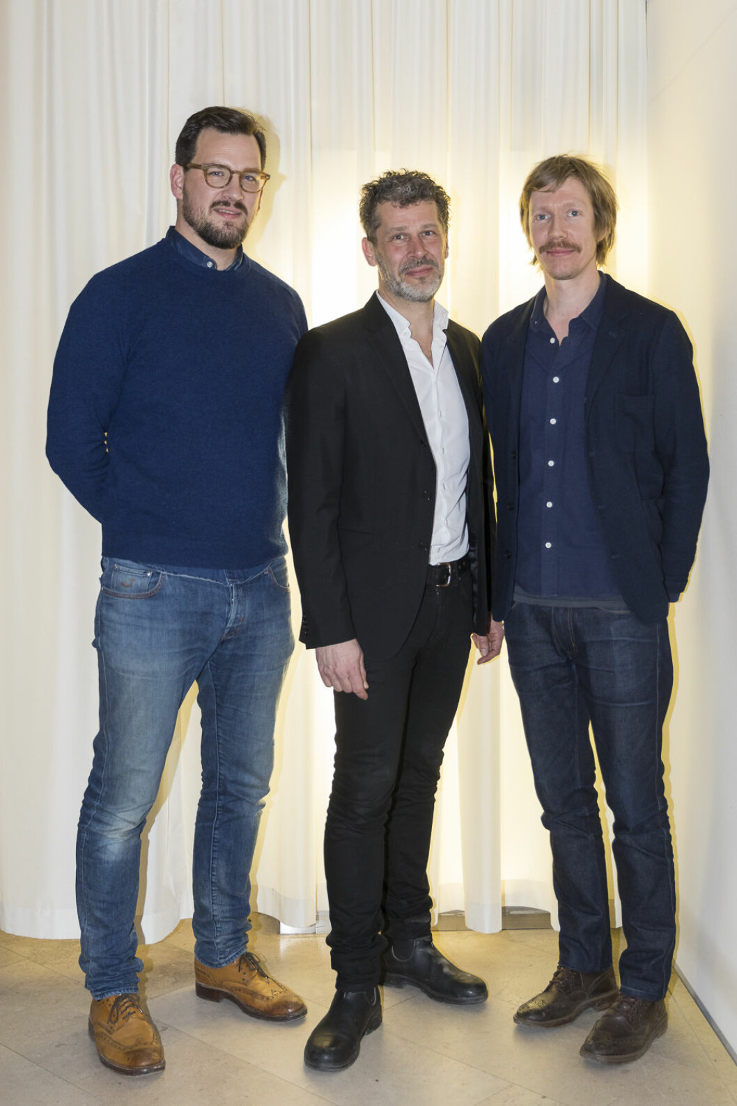 Staffan Holm, John Lövgren och Johan Karpner. Staffan Holm, John Lövgren och Johan Karpner.