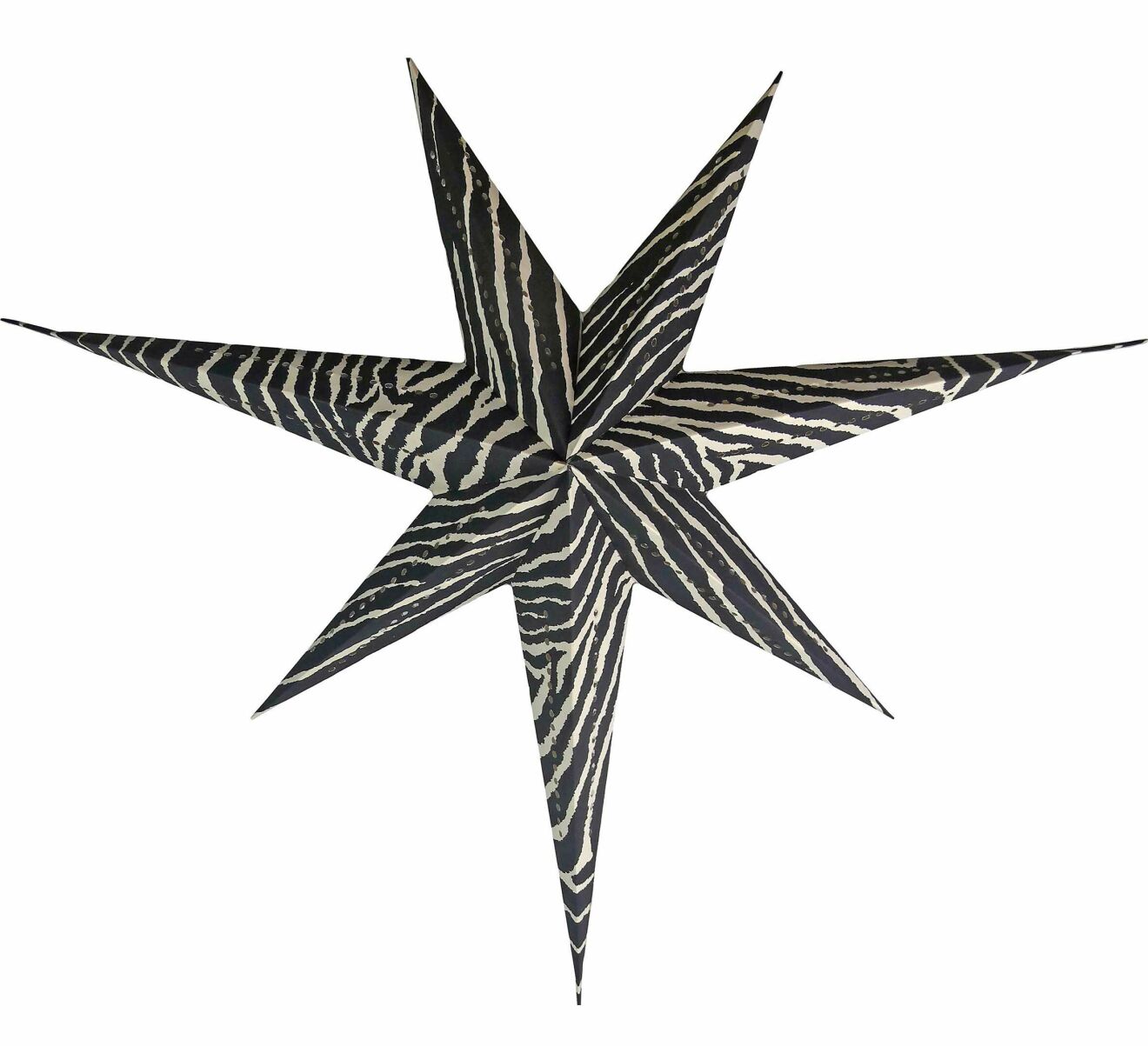 Handvikt stjärna i klassiskt mönster från Brunschwig &amp; Fils.