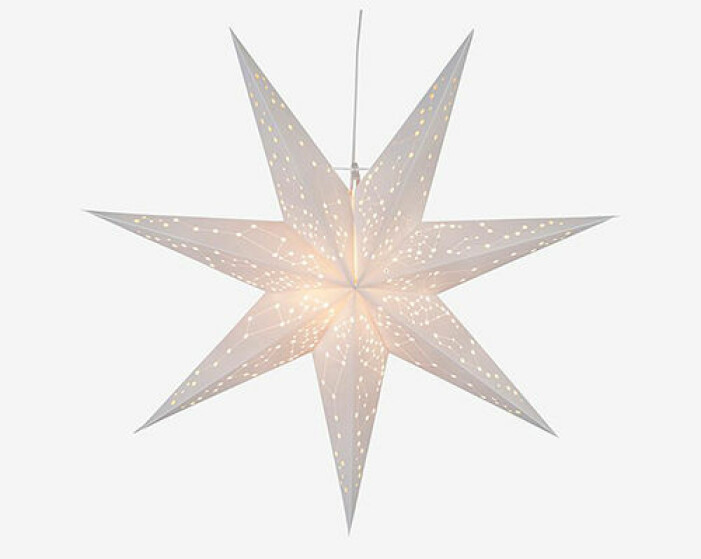 Adventsstjärna med hål från Star Trading