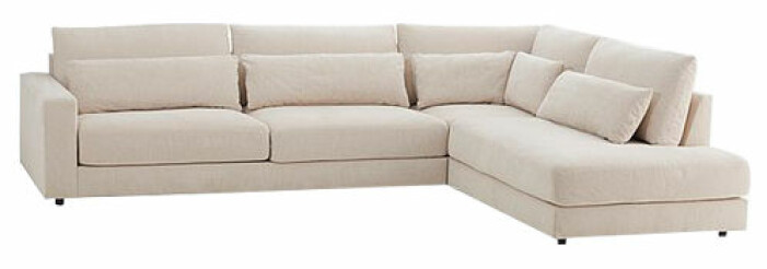 stor beige soffa