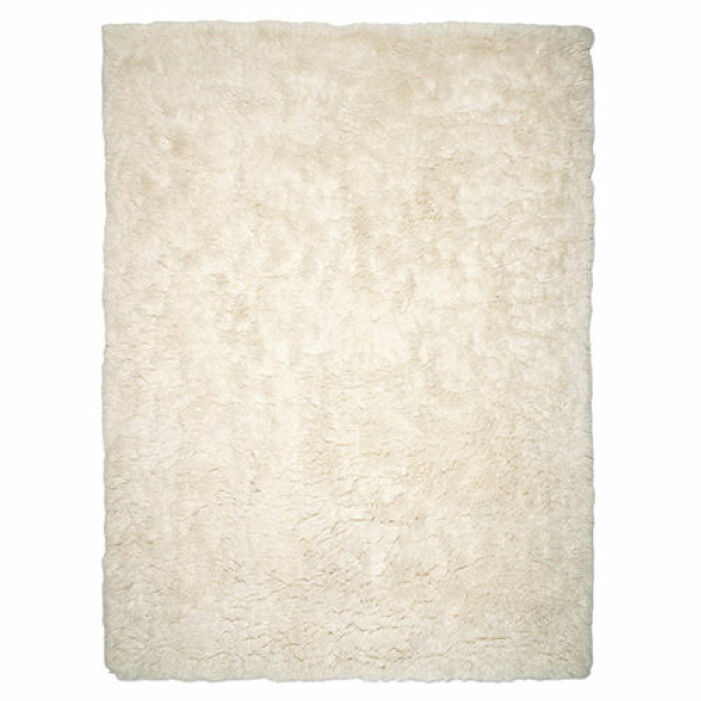 stor fluffig matta