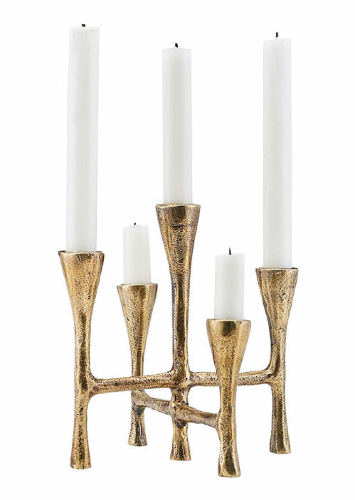 stor ljusstake i mässing