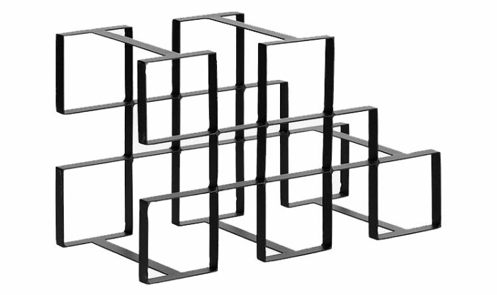 svart vinställ
