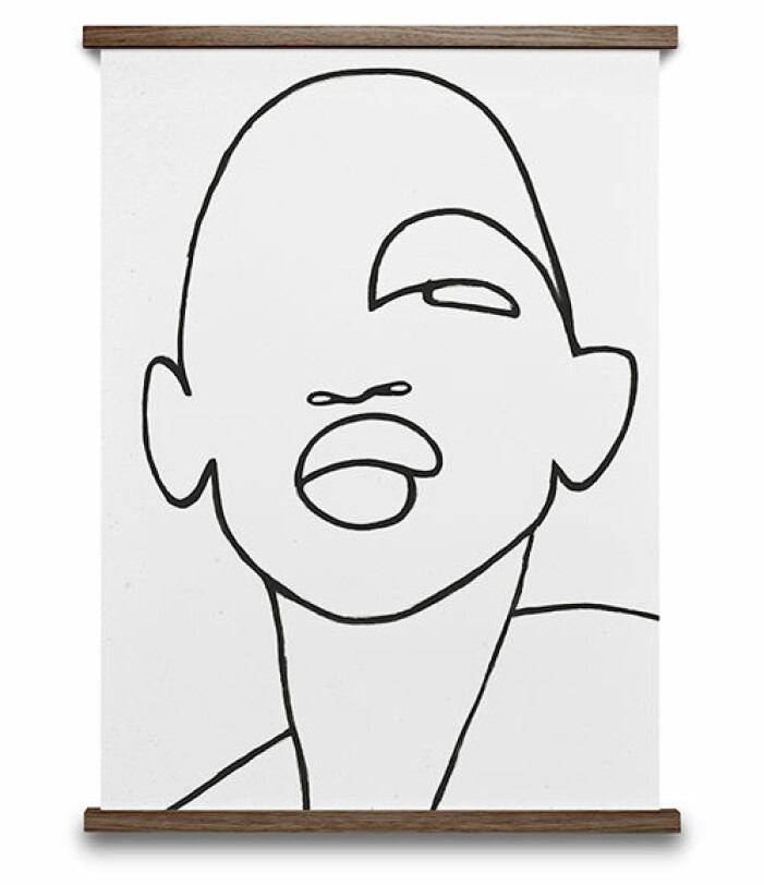svartvit poster