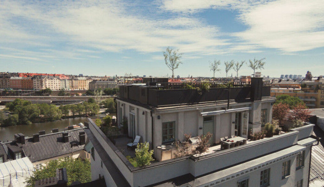 takterrass penthouse kungsholmen stockholm