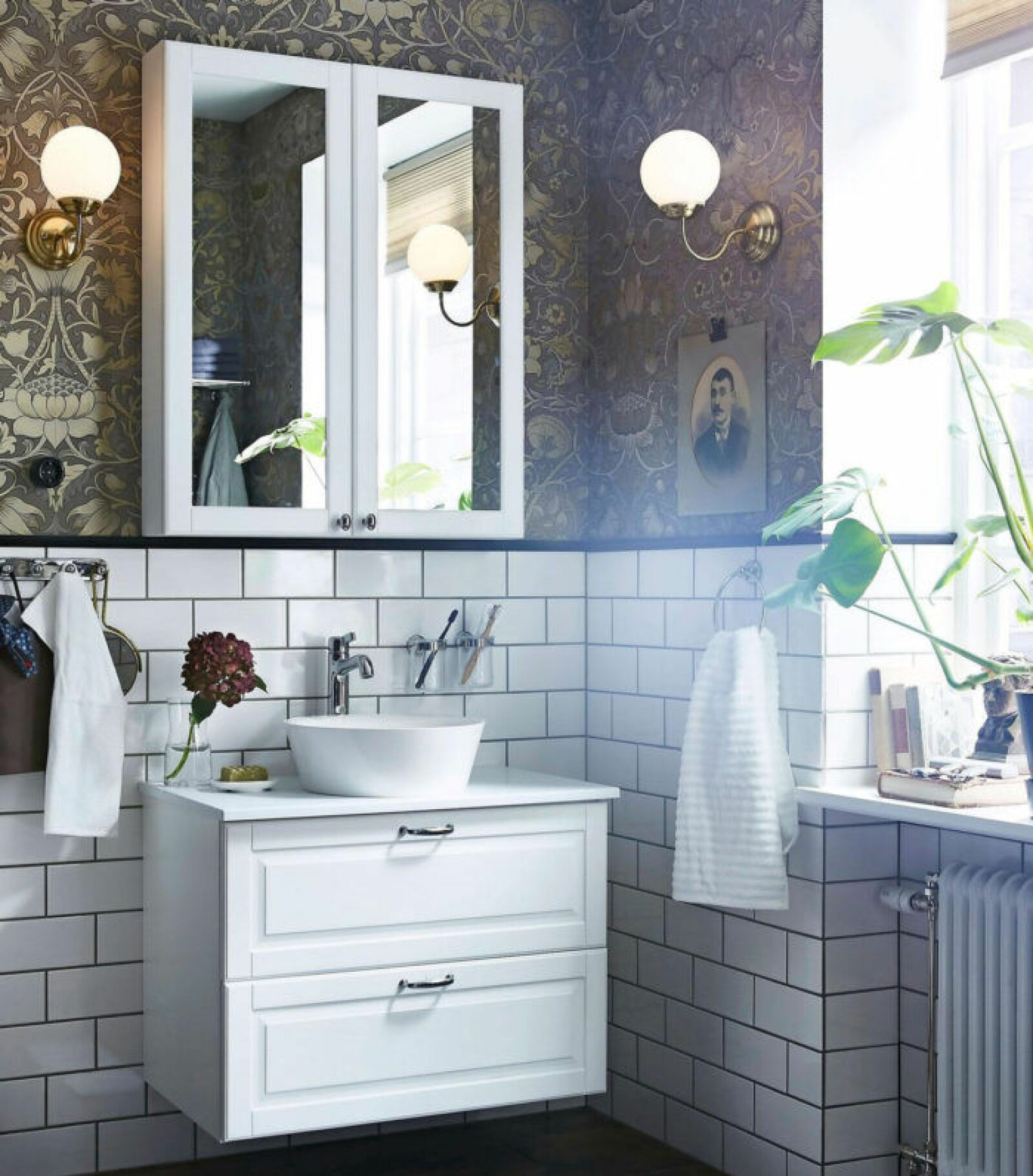 Tapet i badrummet – tips och inspiration | Residence Magazine