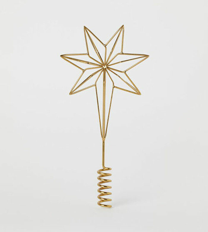 Toppstjärna i metall, H&M Home