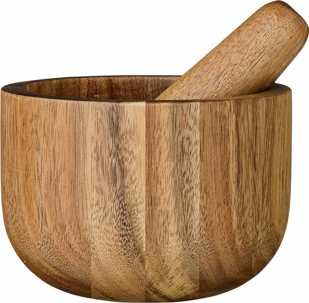 Trämortel i akacia, 469:-,<br>Bloomingville. 11. Grillspett, 129:-, Sagaform. Trämortel i akacia, 469:-, Bloomingville. 11. Grillspett, 129:-, Sagaform.