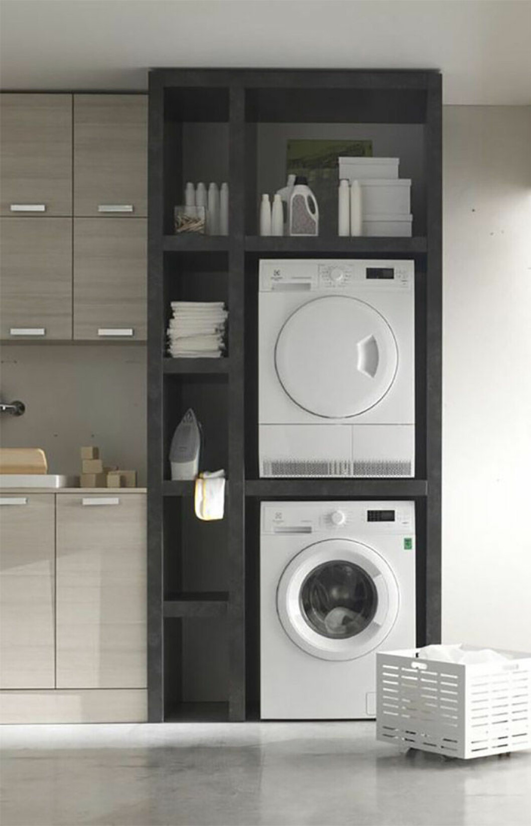 Via: <a href="https://homebnc.com/best-storage-ideas-for-small-spaces/" target="_blank">Home BnC</a> tvattstuga-3