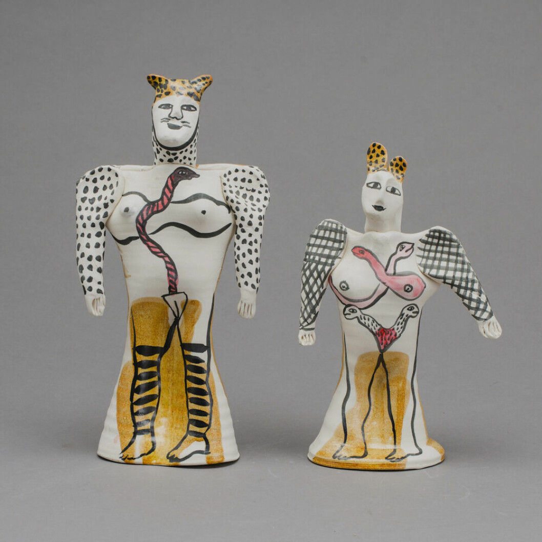 Keramikfigurer, Ulrica Hydman Vallien.