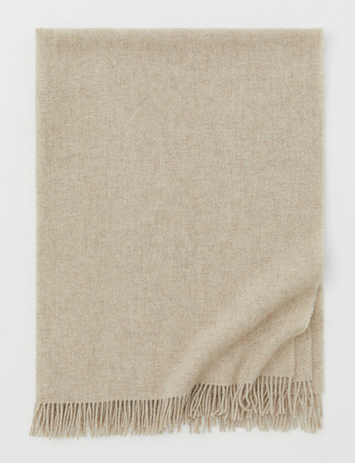 ullpläd från H&M Home