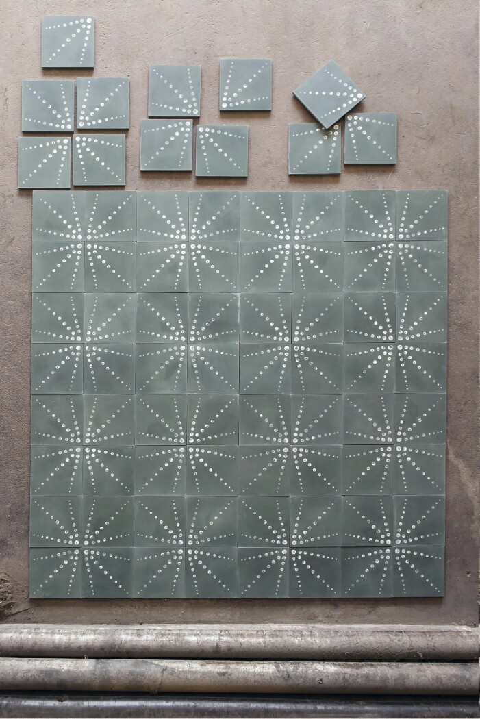Betonggolvet Mareld för Marrakech design av Marie-Louise Hellgren. Betonggolvet Mareld för Marrakech design av Marie-Louise Hellgren.