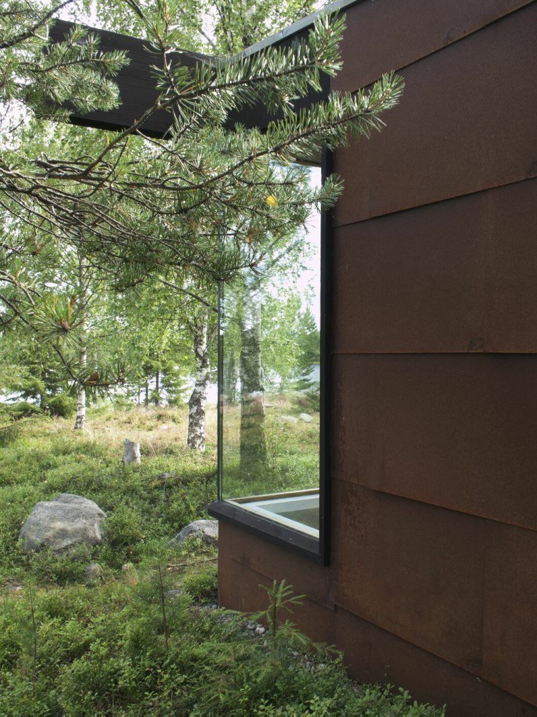 Huset är hopsamplat av olika lösningar som Anders har lånat hos sina stora arkitektförebilder. Huset är hopsamplat av olika lösningar som Anders har lånat hos sina stora arkitektförebilder.