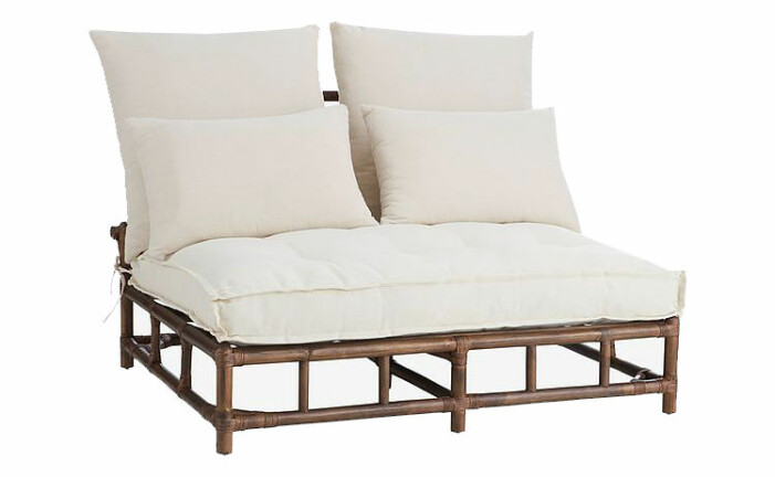 utemöbel soffa bambu