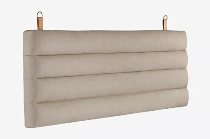 väggupphängd beige sänggavel från jotex