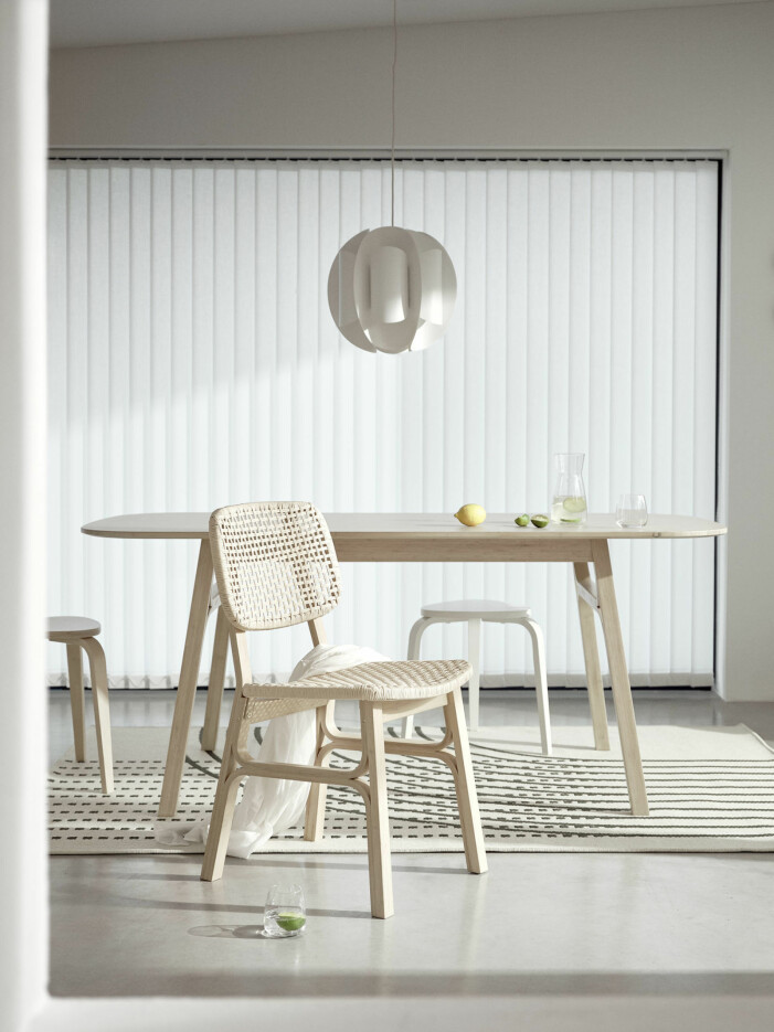 Stolen Voxlöv och taklampan Trubbnate. Lampa Trubbnate Ikea vårnyheter 2021