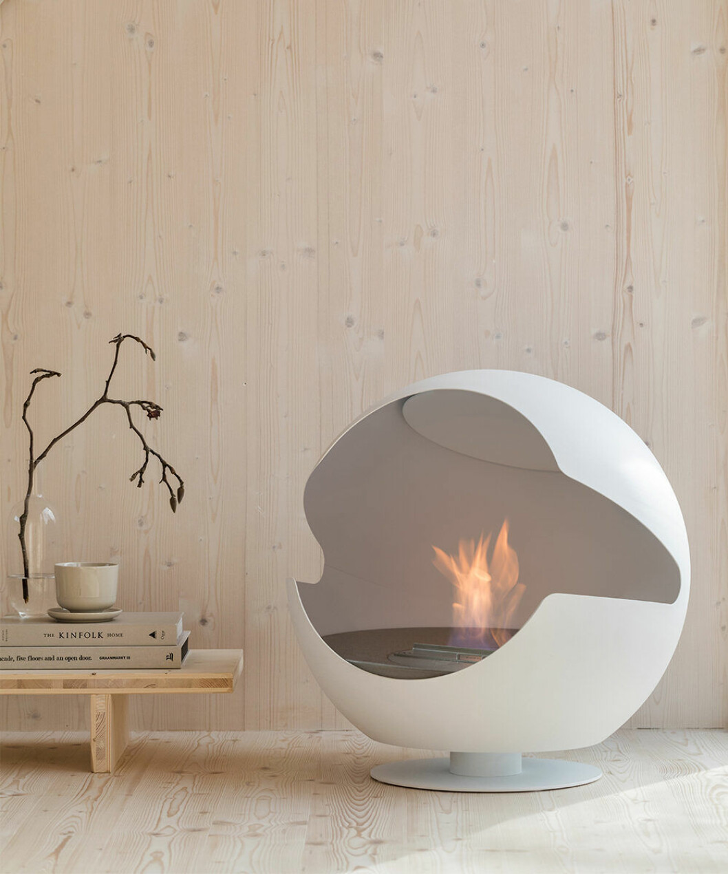 Globe skorstensfri kamin från Vauni