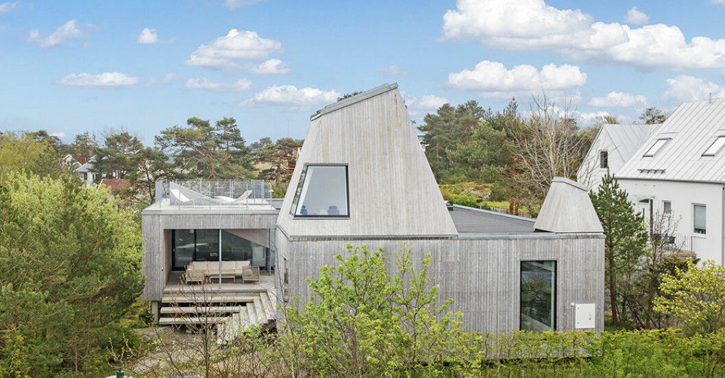 Ett av Wingårdhs mest kända hus, <a href="https://www.residencemagazine.se/arkitektur/kika-in-i-wingardhs-villa-kristina-ett-hem-med-wow-faktor/3869289">Villa Kristina</a> blev förebild för Fredrik och Sofies villa. Villa Kristina, Gert WIngårdh