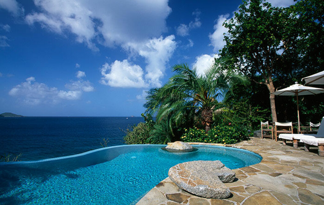 Oslagbar utsikt signerad Little Dix Resort. virgin-gorda