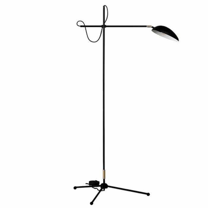vit modern golvlampa