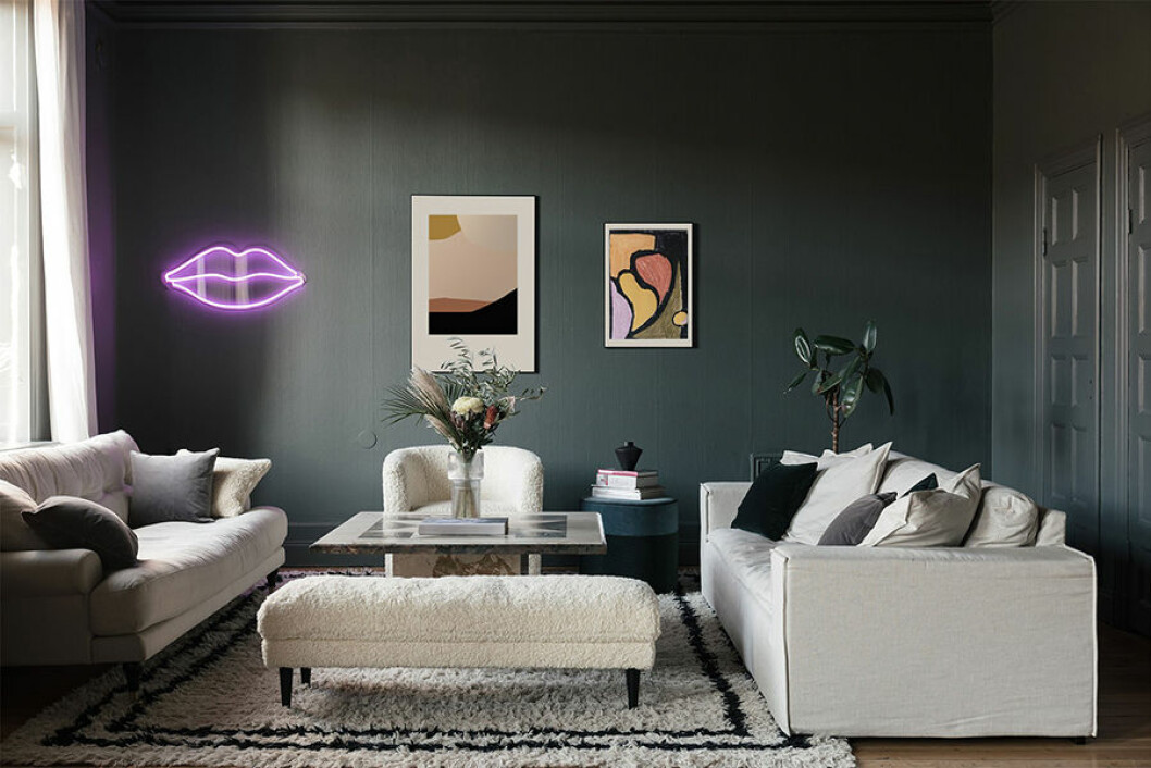 wall of art Jesper vardagsrum