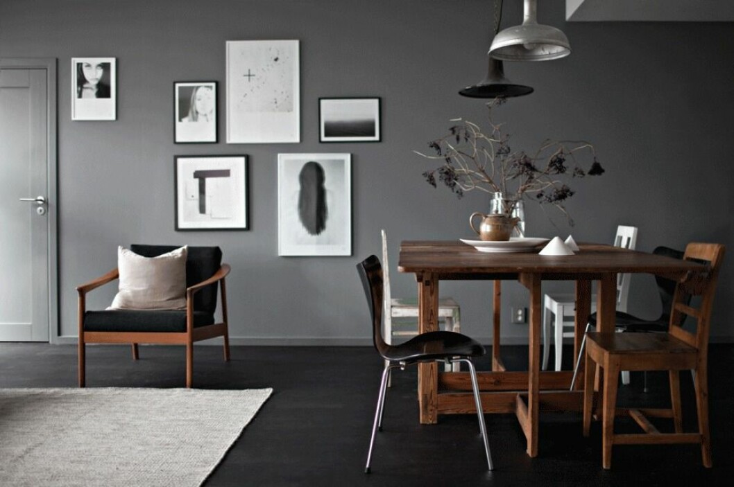 <em>Complete</em> är den första tavelväggen i Wallstuff presenterar i det nya konceptet The ArtWall Concept. Foto: Alice Johnsson Wallstuff-Complete-med-miljö