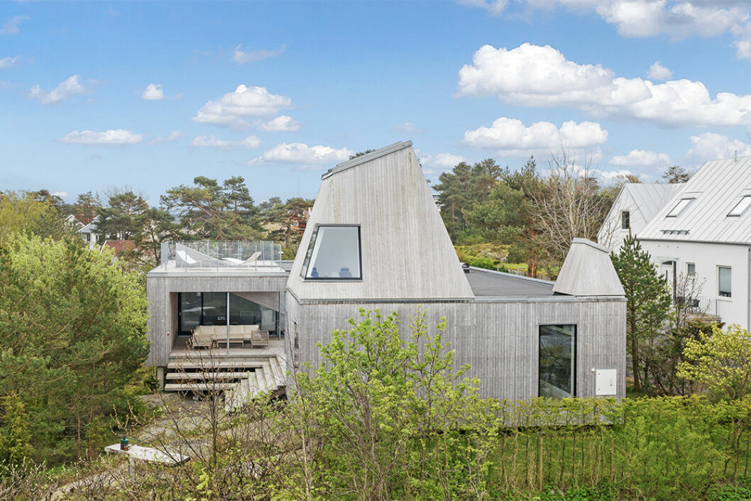 Arkitekturen i Villa Kristina är minimalistisk men med wow-faktor